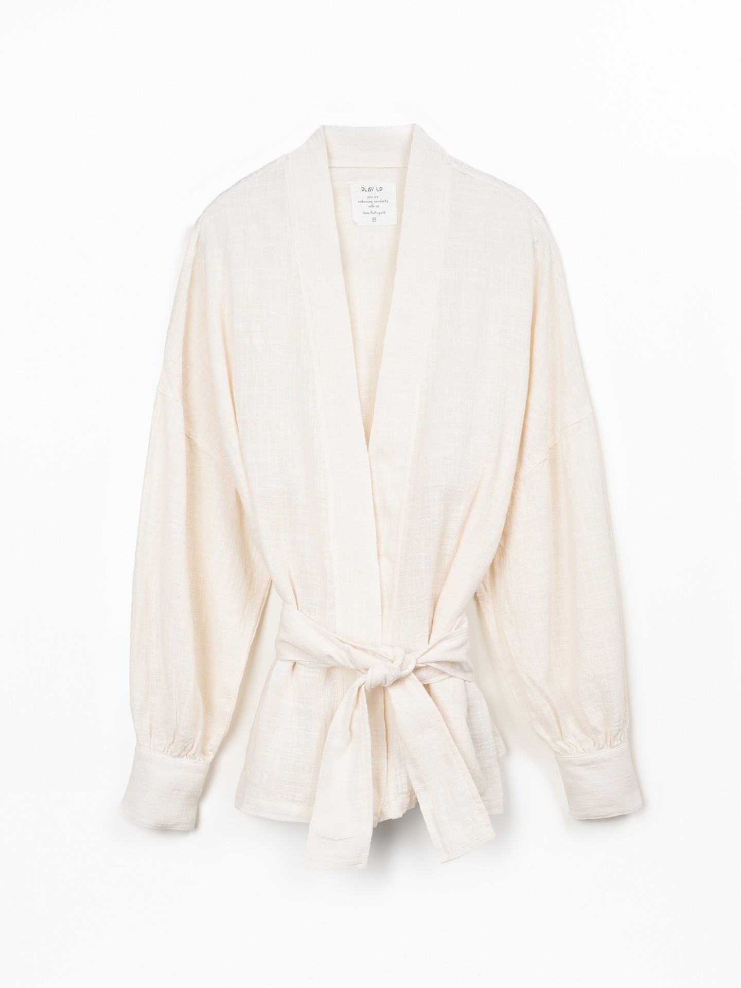 Chemise en tissu de coton biologique