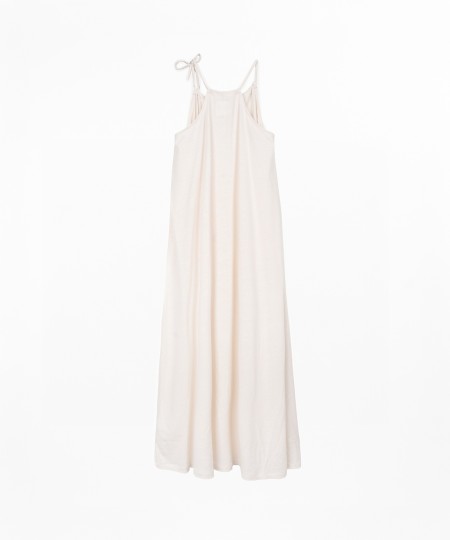 Robe longue à bretelles