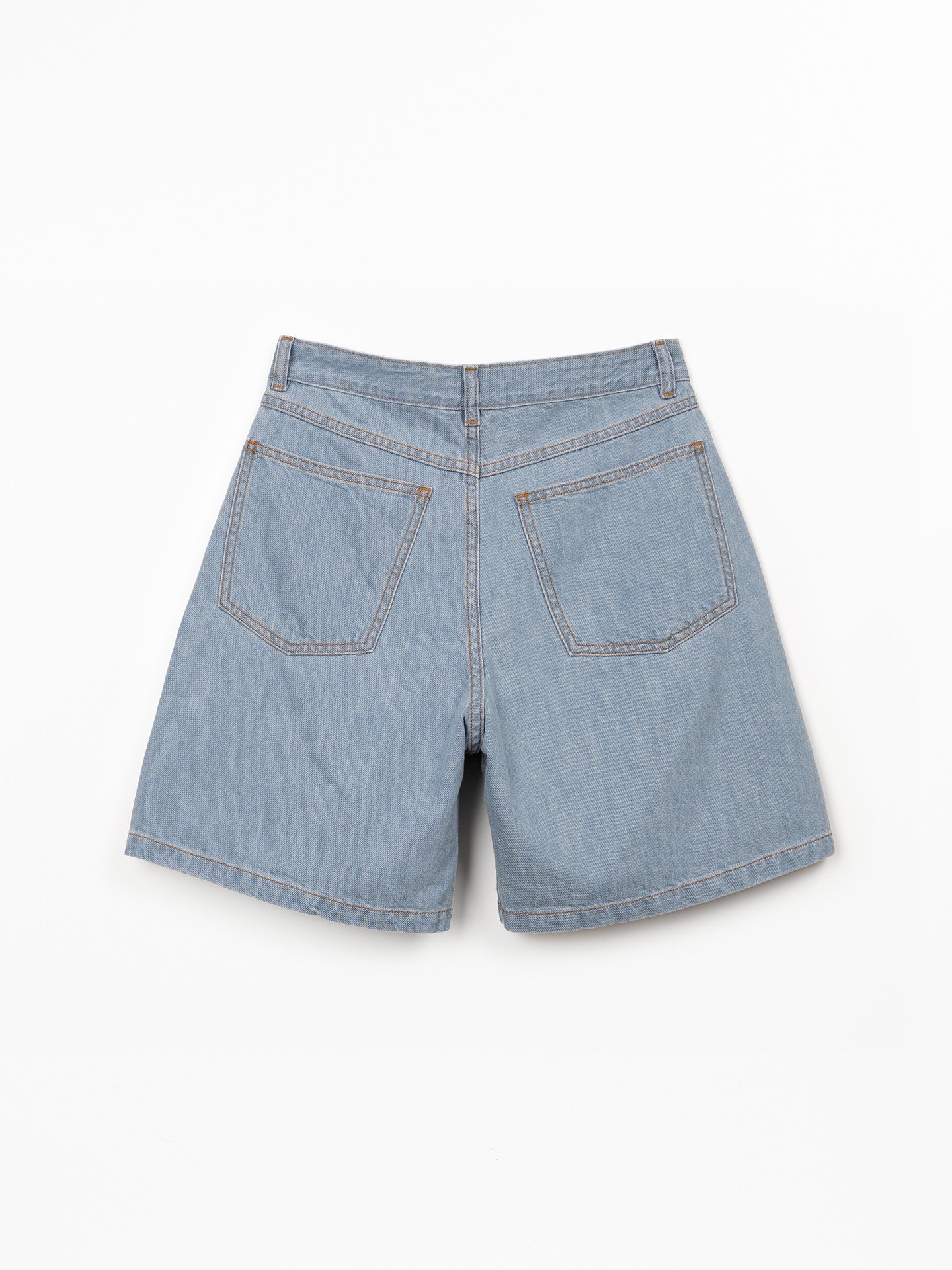 Short en jean en coton