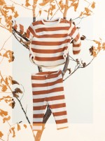 Leggings com padrão de riscas Leggings com padrão de riscas