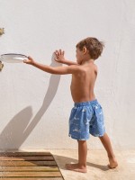 Sun print swim shorts