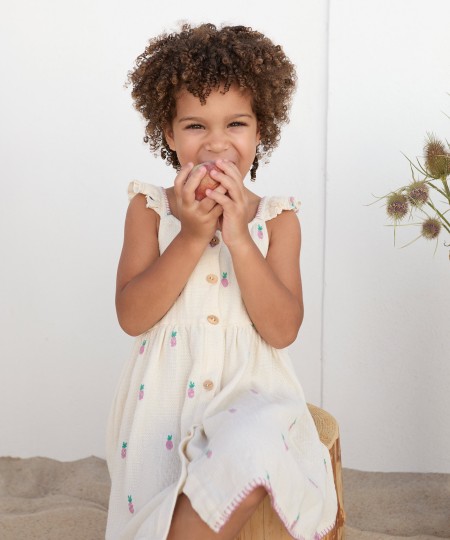 Pineapple print dress