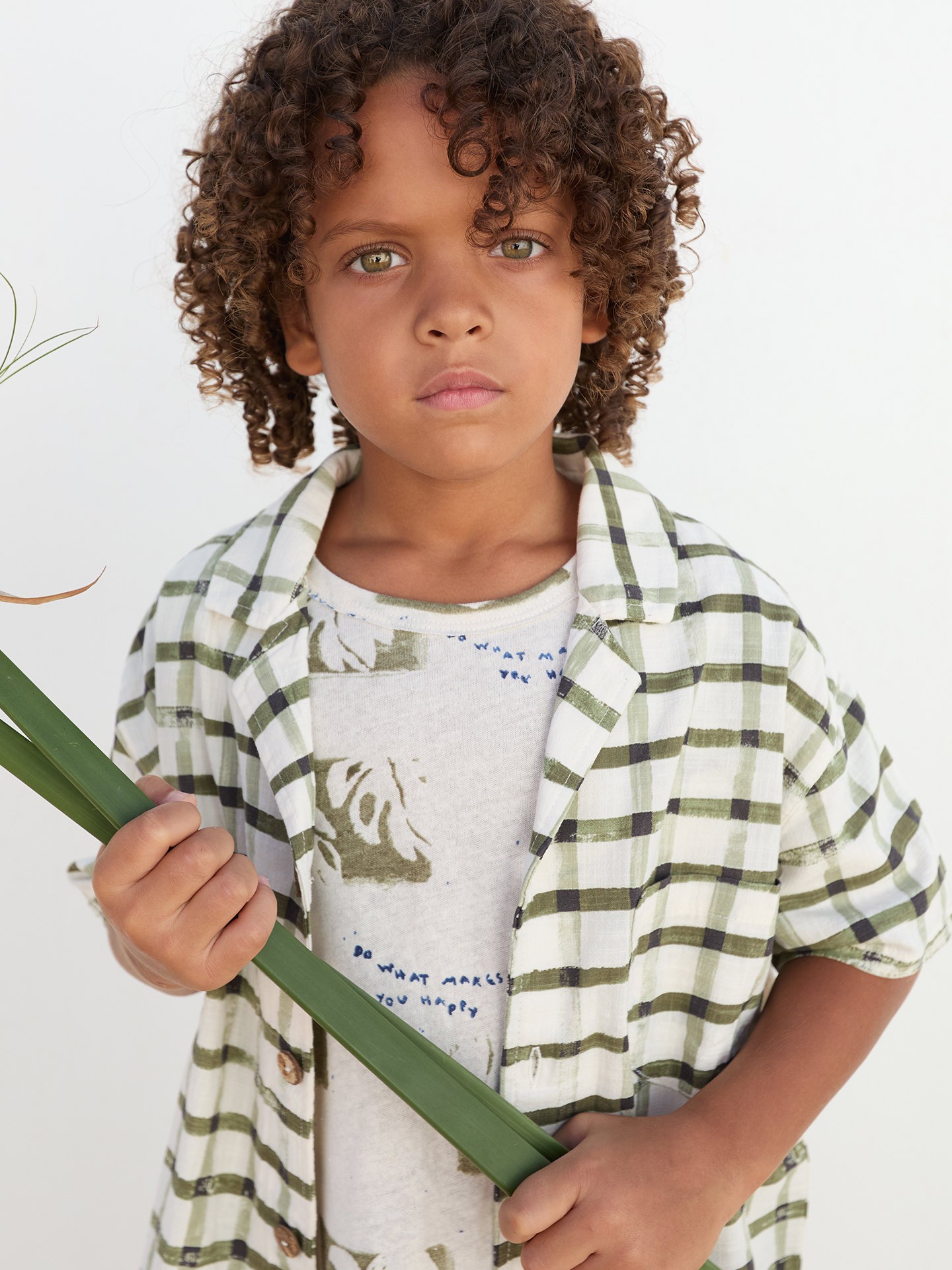 Camisa de tecido com estampado