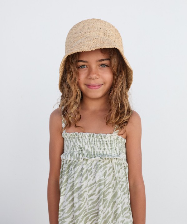 Long jumpsuit with zebra print