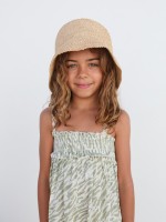 Long jumpsuit with zebra print