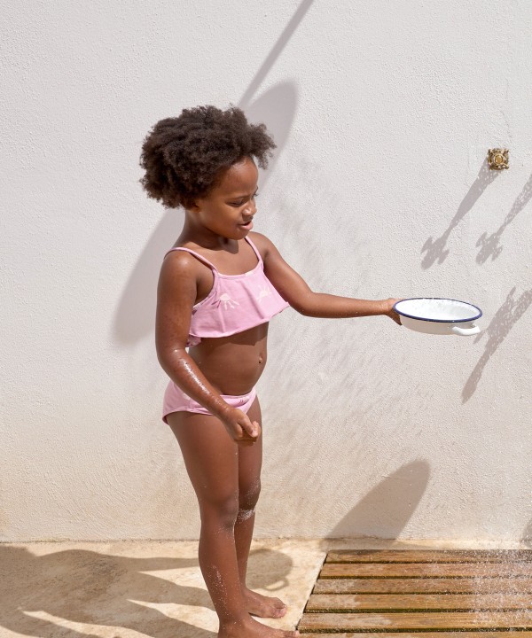 Bikini estampado de algod�n org�nico