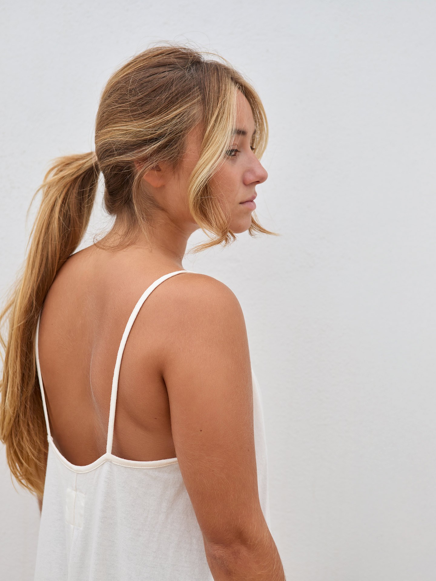 Combinaison en maille en coton biologique et recycl?