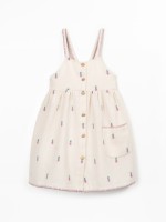 Vestido com estampado de ananases