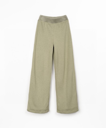 Pantal�n de punto de algod�n reciclado