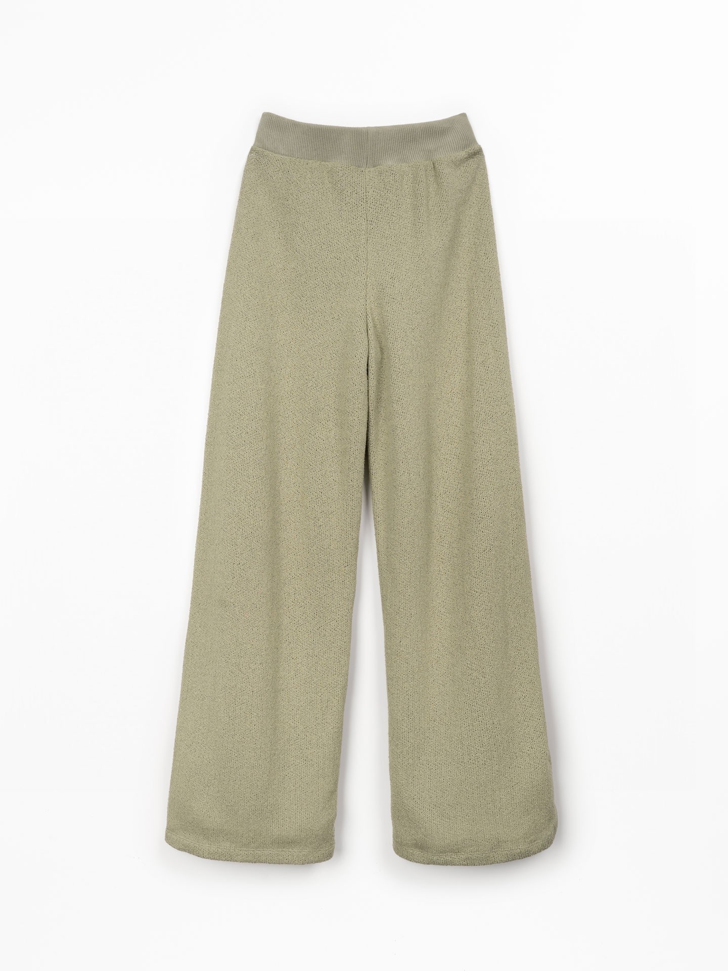 Pantalón de punto de algodón reciclado