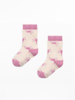 Calze jacquard con stampa di piccole forme