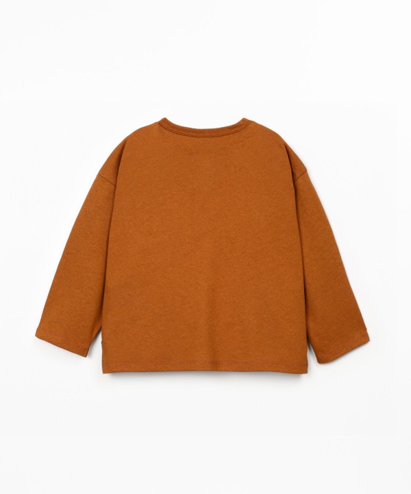 Maglia a maniche lunghe con taschino sul petto