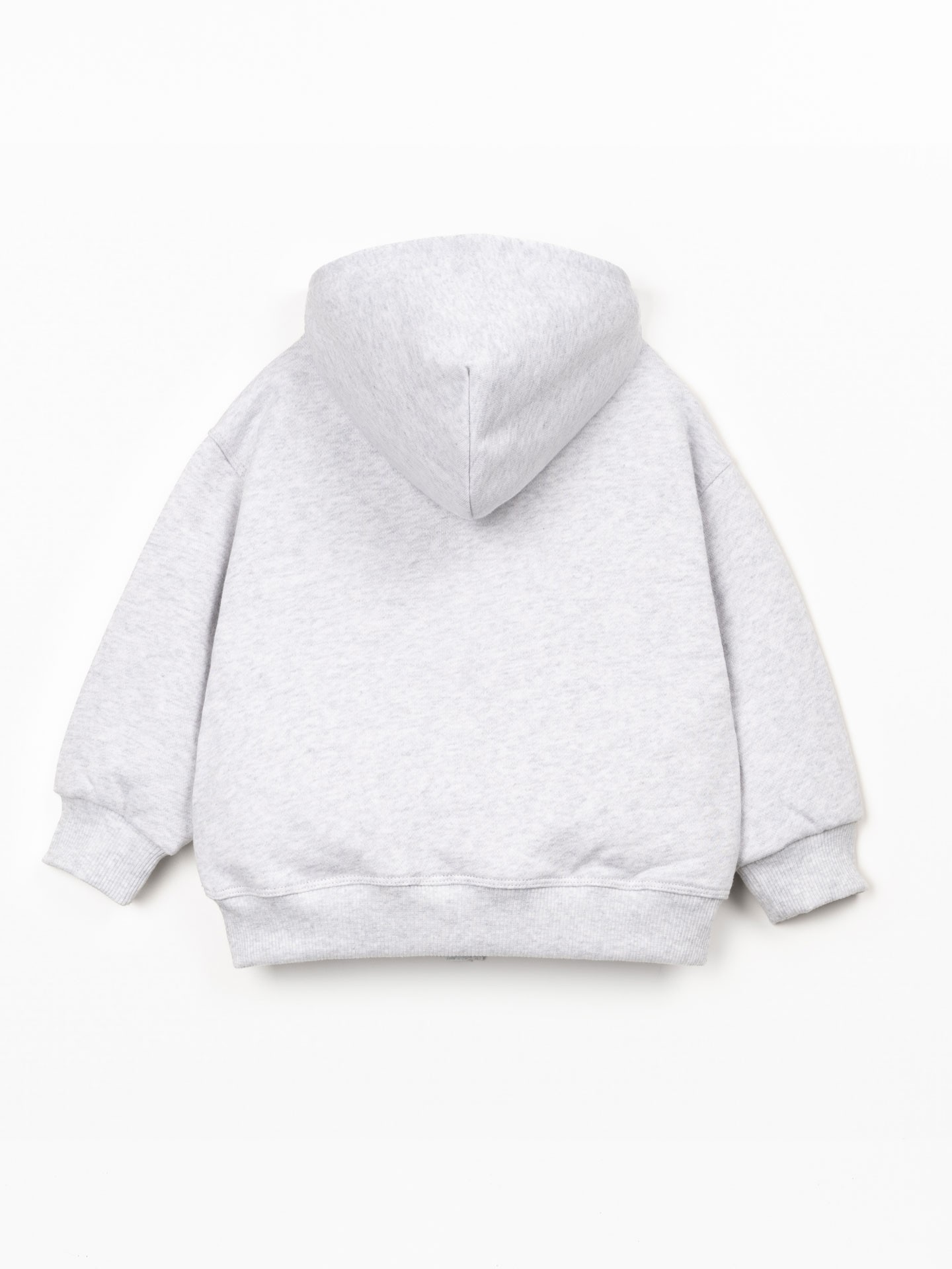 Hooded jacket with zipper