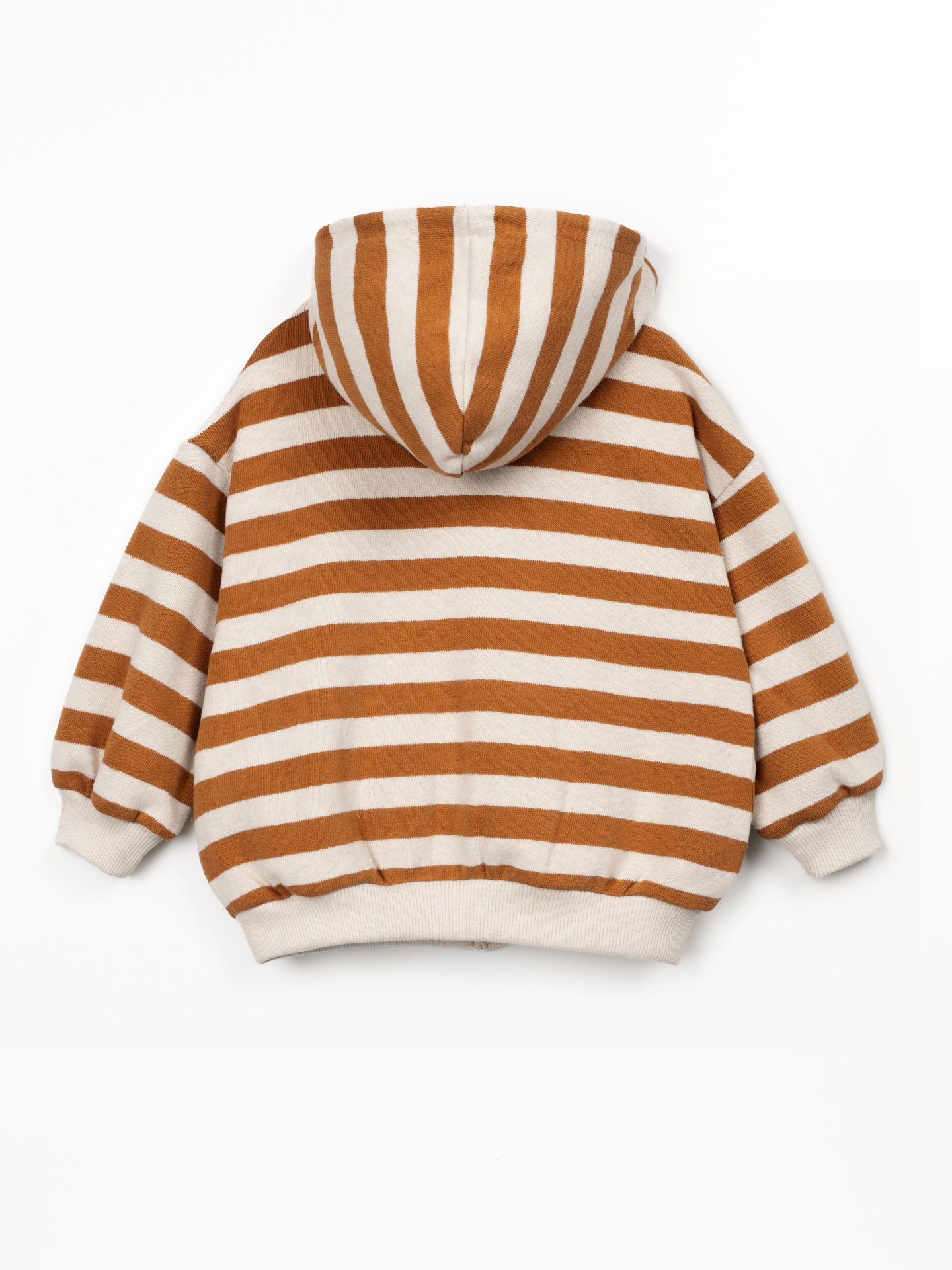 Striped knit jacket