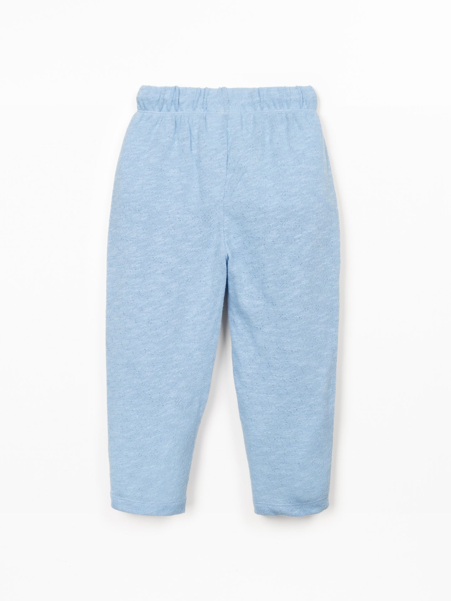 Jersey trousers in natural fibres