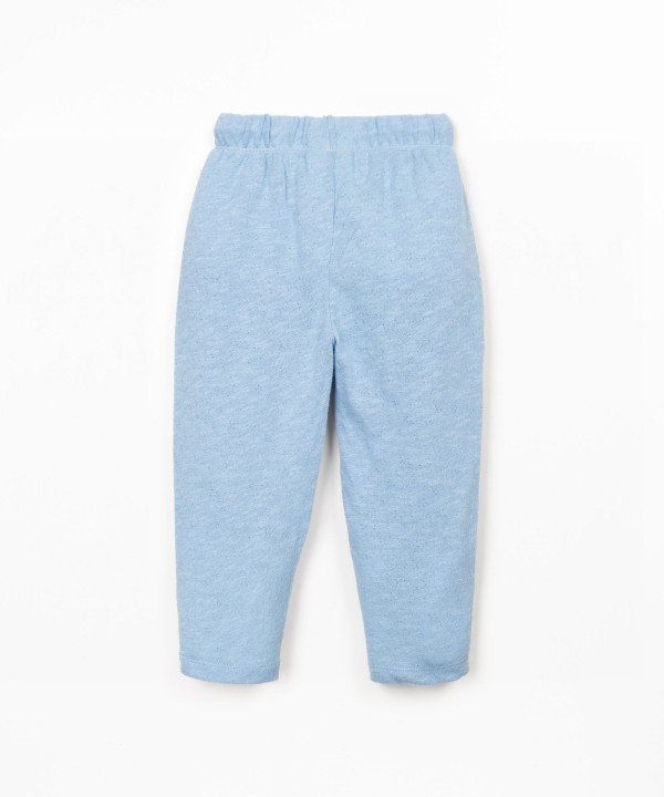 Pantaloni in maglia di fibre naturali