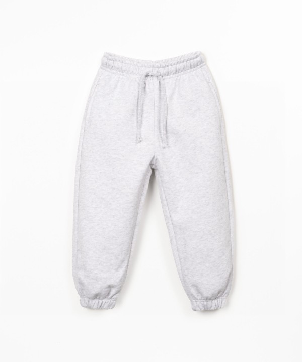 Pantaloni in maglina con miscela di fibre naturali e fibre riciclate