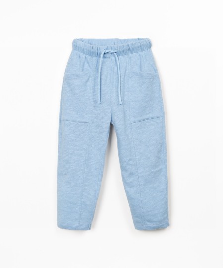 Pantaloni in maglia di fibre naturali