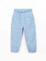 Jersey trousers in natural fibres