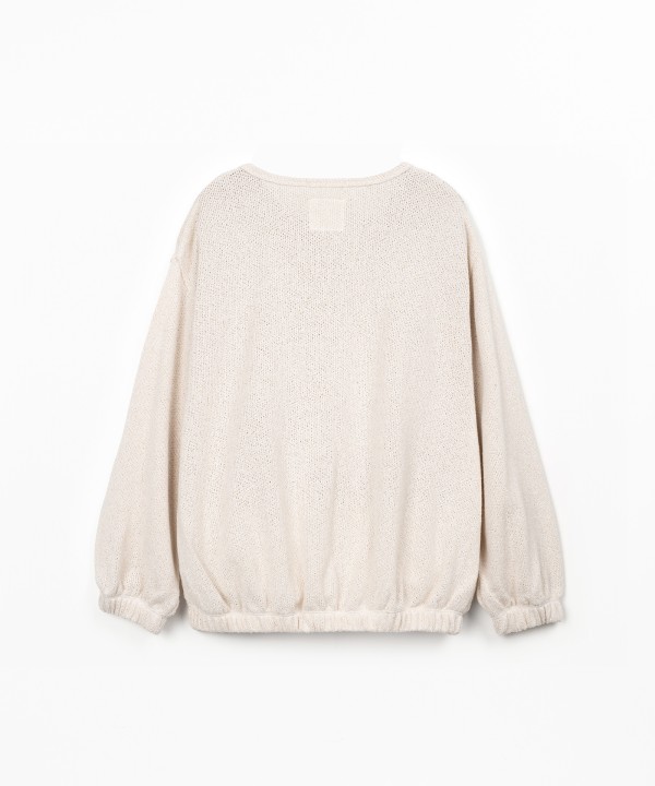 Giacca in maglia con bottoni in cocco