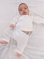 Blouse en tissu de coton biologique Blouse en tissu de coton biologique