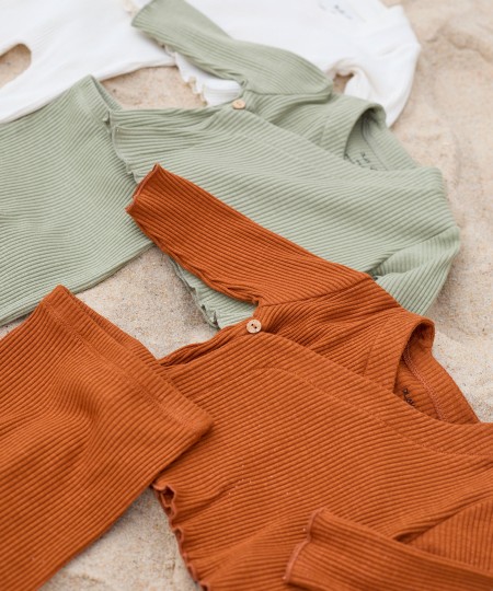 Ensemble en maille de coton biologique