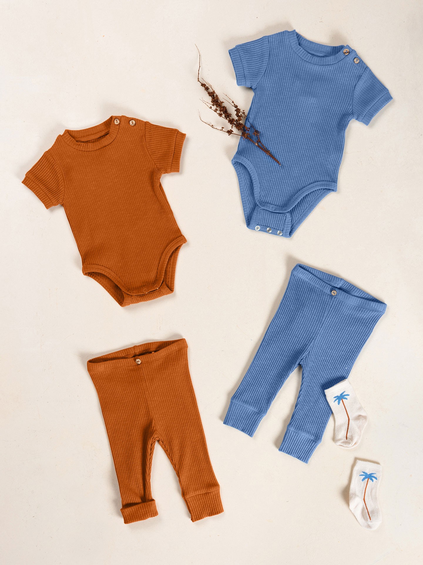 Body in jersey di cotone biologico