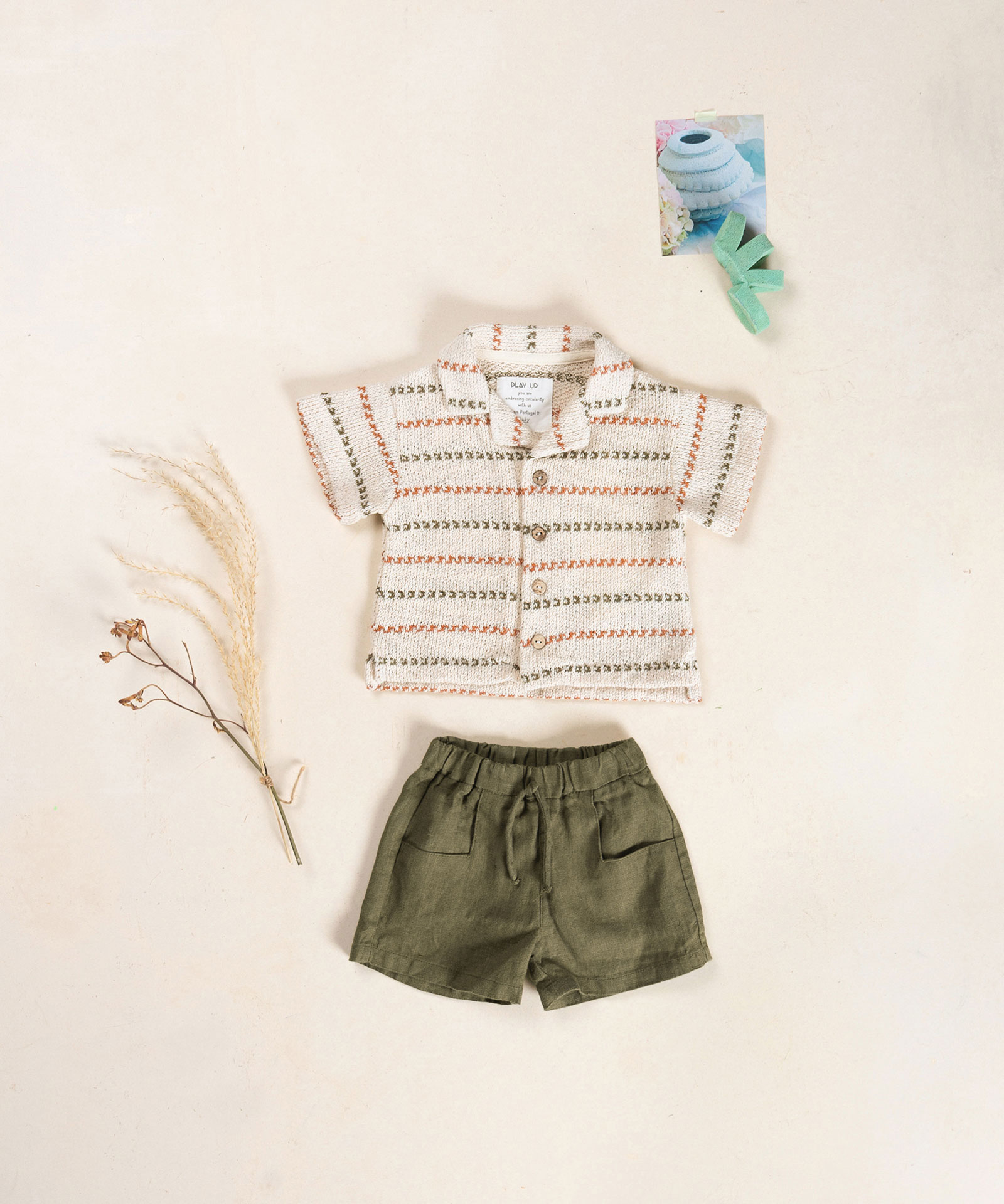 LINEN SHORTS