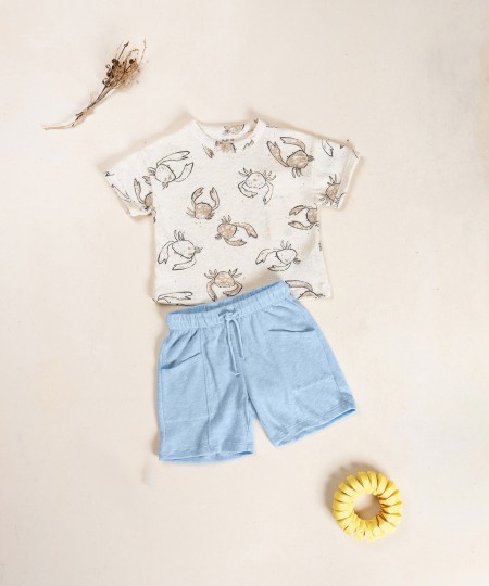 Jersey shorts with pockets