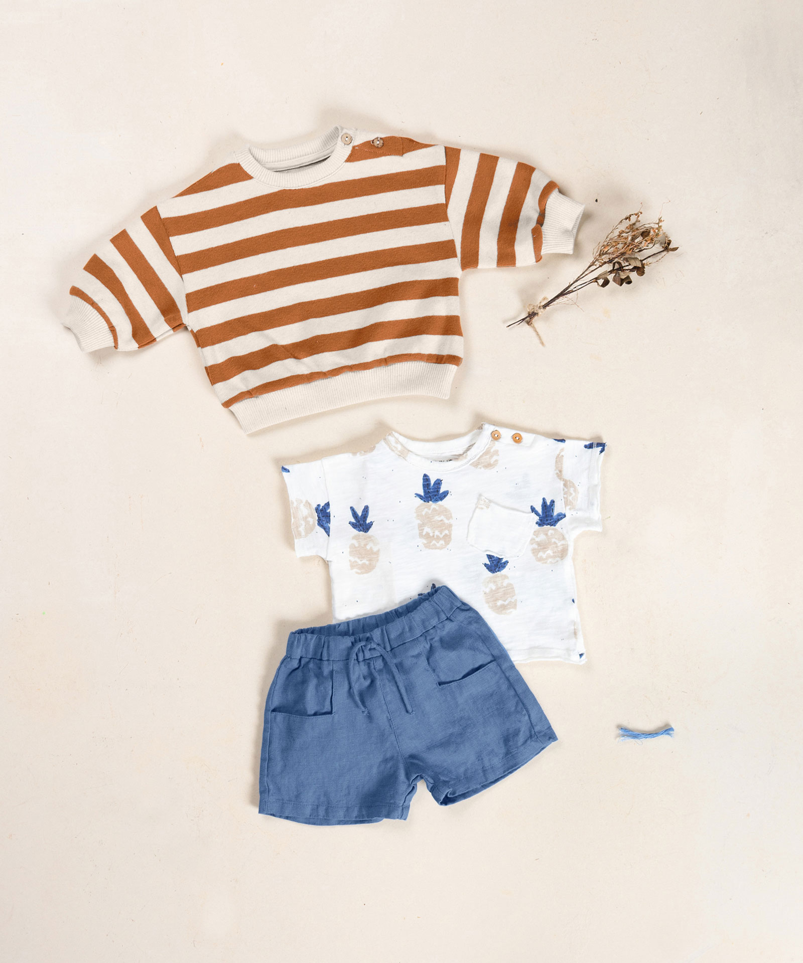 STRIPED JERSEY SWEATER