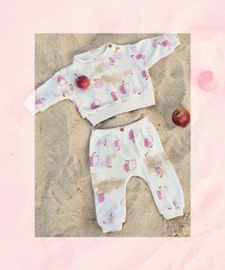 Pull avec imprimé de pommes