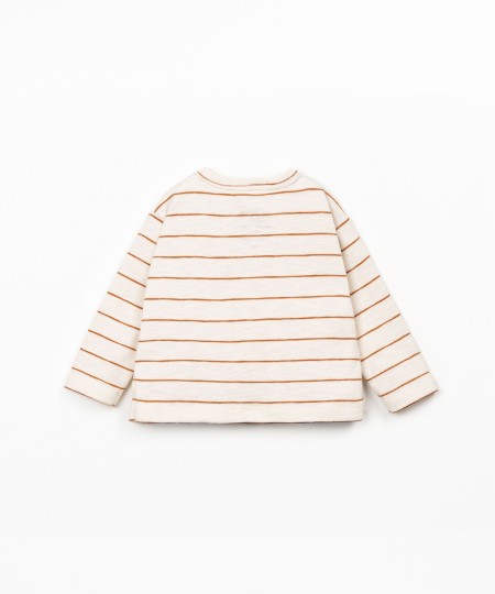 Pull rayé en maille