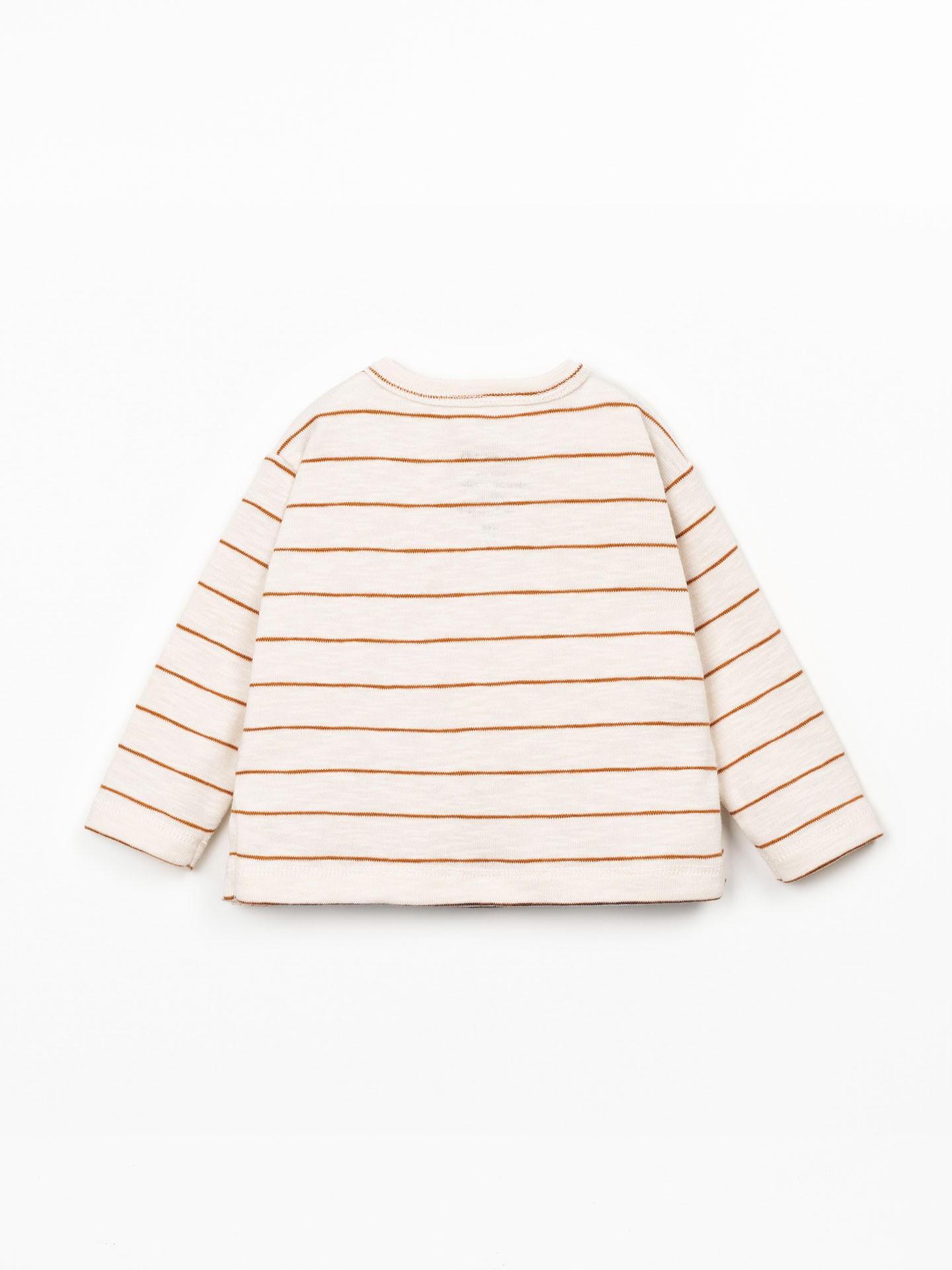 Maglione a righe in maglia