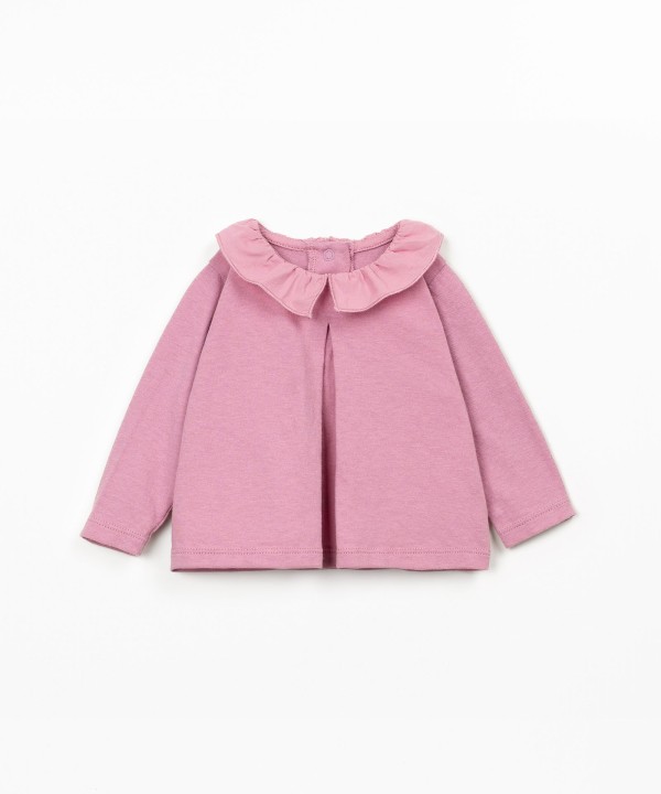 Pull en maille en m�lange de coton biologique et recycl�