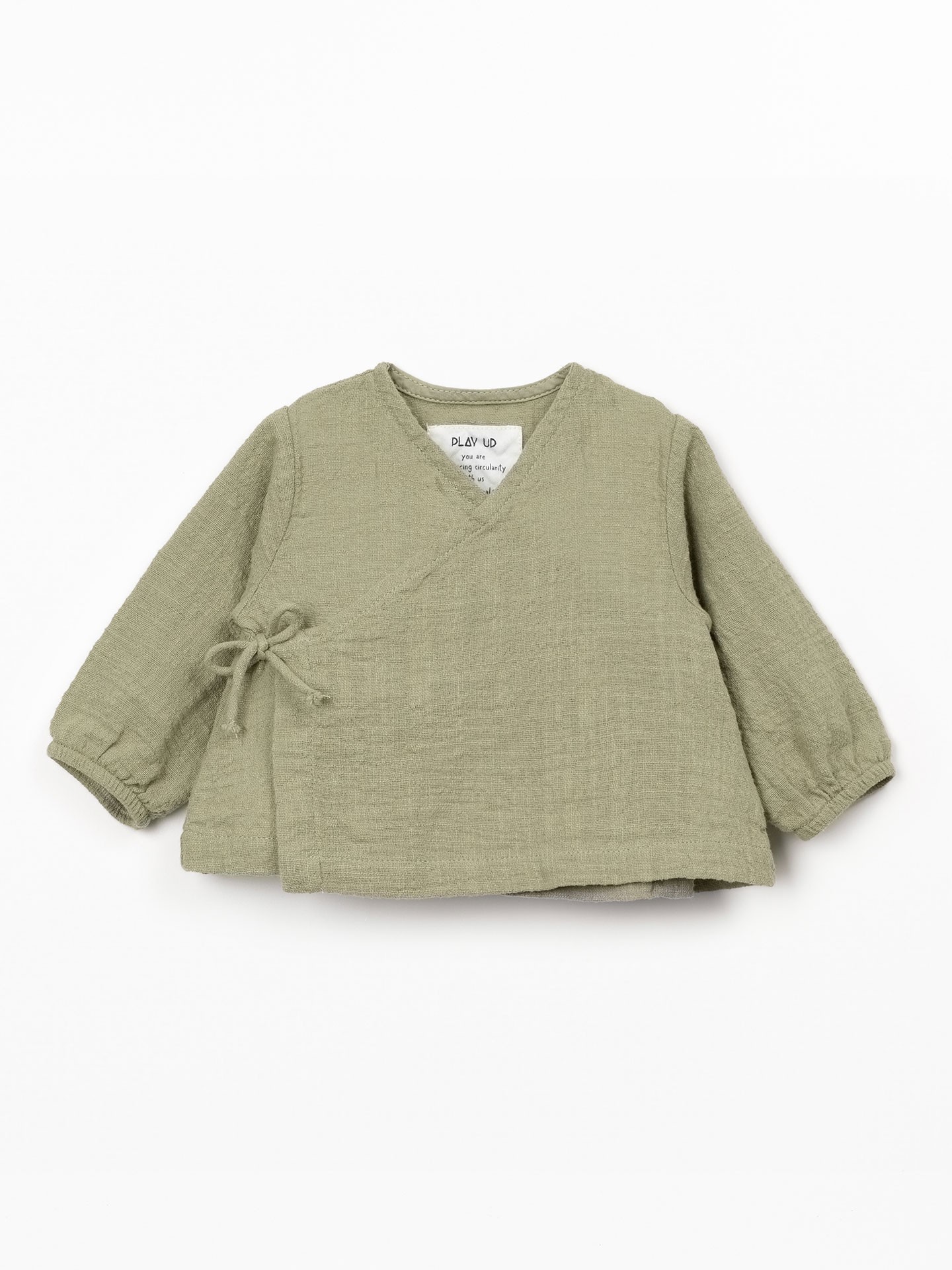 Blusa de tejido de algodón orgánico