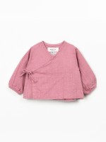 Blouse en tissu de coton biologique Blouse en tissu de coton biologique