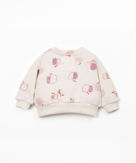Jersey con estampado de manzanas