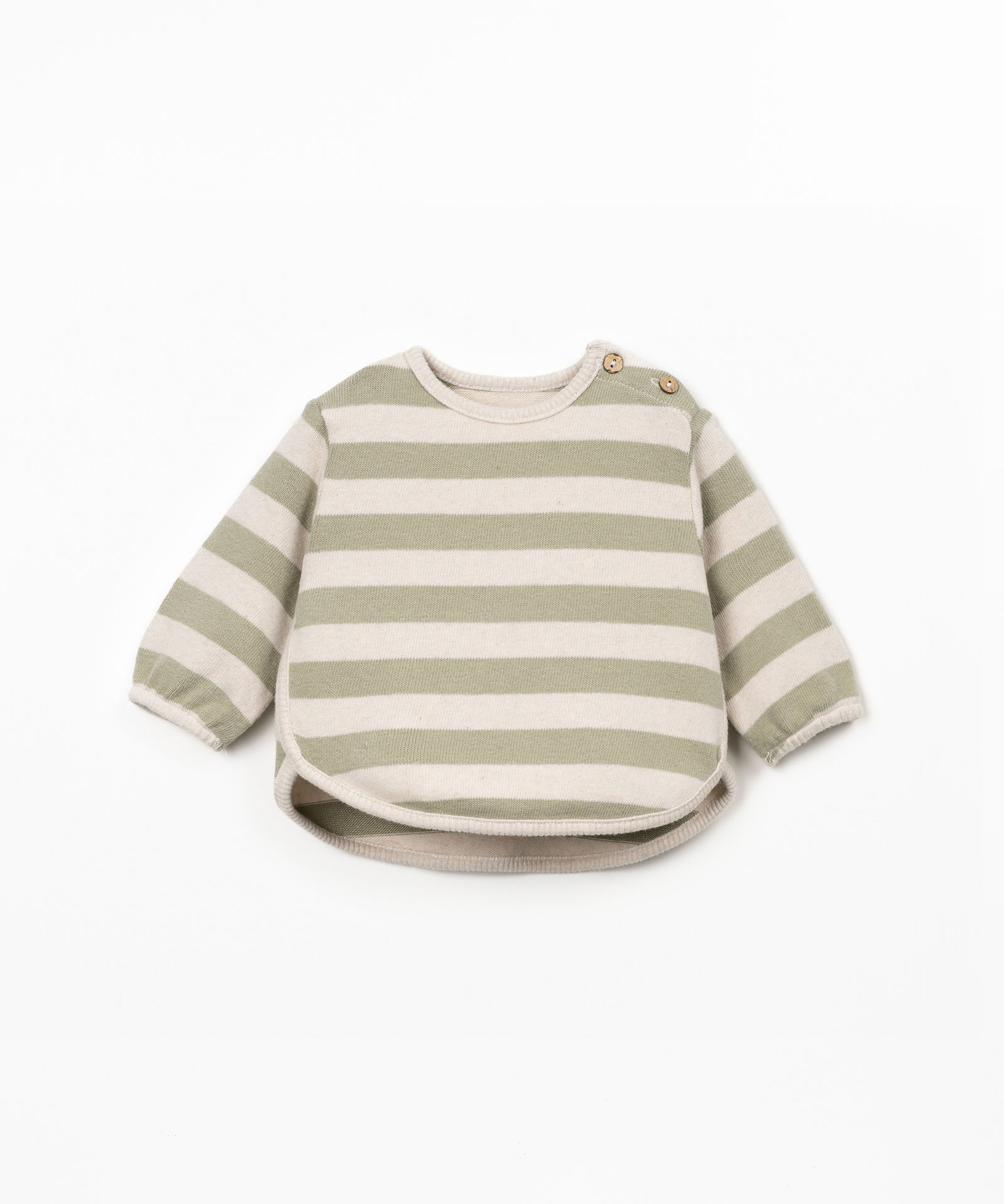 STRIPED JERSEY SWEATER
