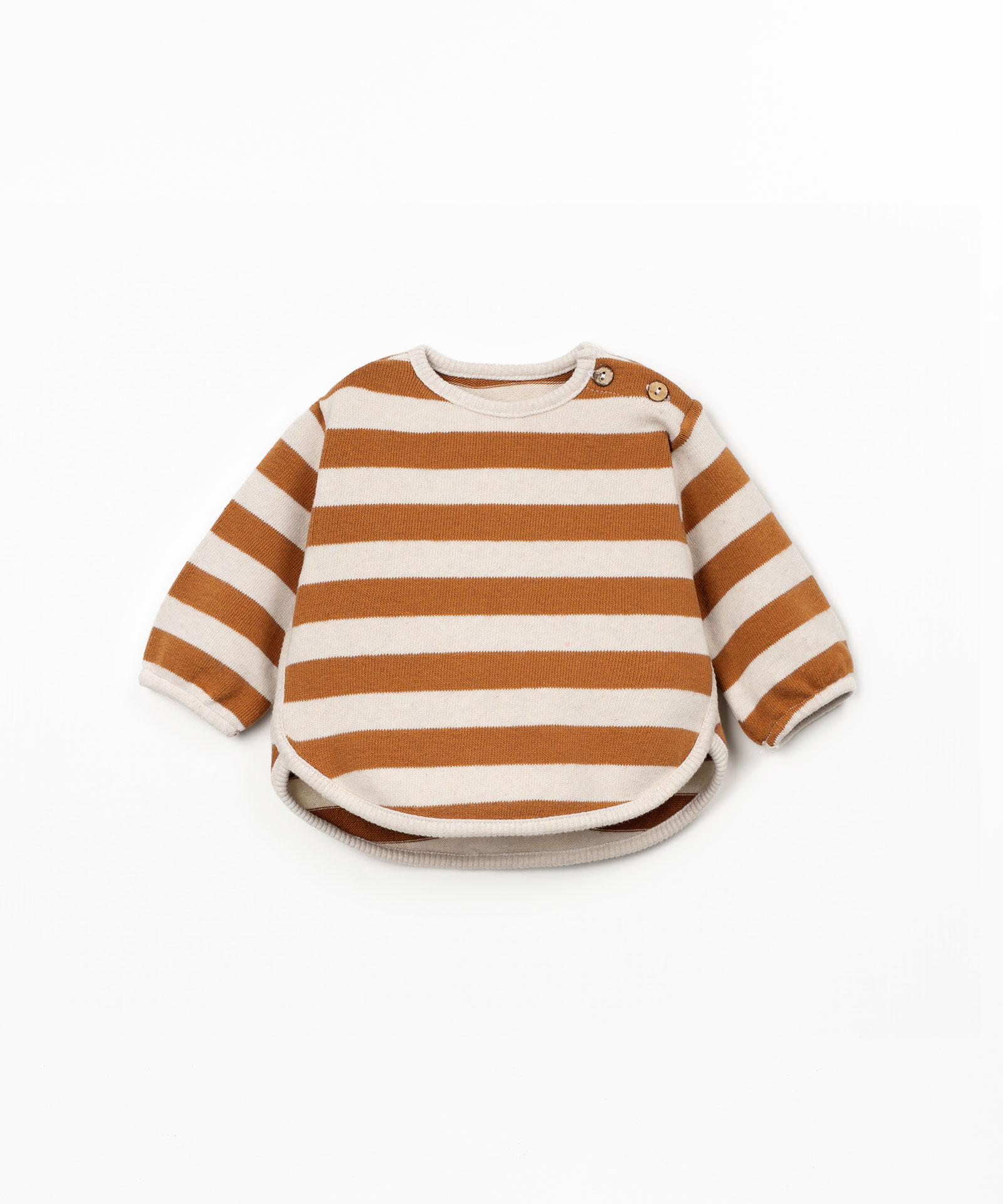 STRIPED JERSEY SWEATER