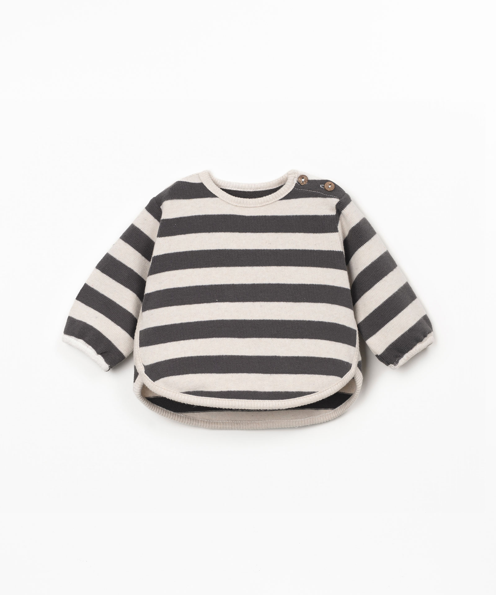 STRIPED JERSEY SWEATER