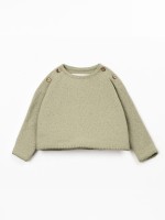Maglia in misto fibre naturali e riciclate Maglia in misto fibre naturali e riciclate