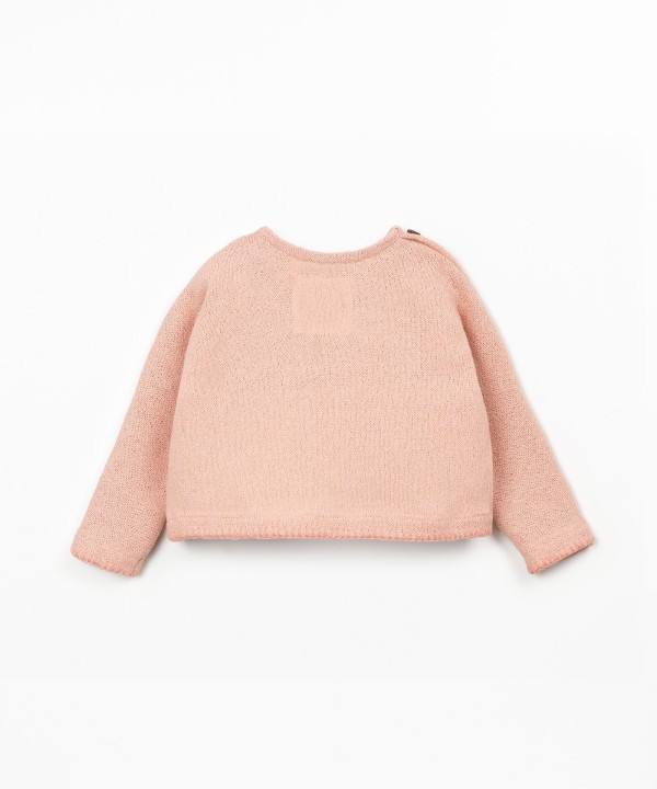 Pull en mélange de fibres naturelles et de fibres recyclées
