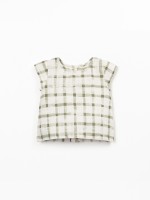 Blusa con stampa a quadri Blusa con stampa a quadri