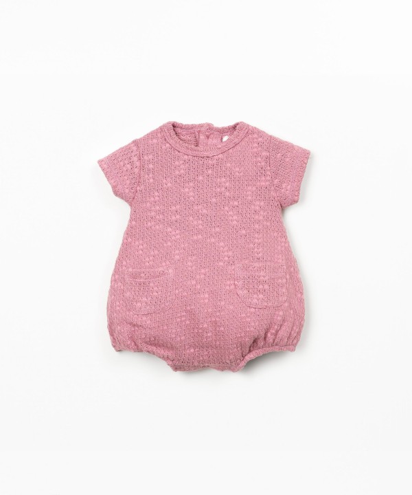 Combinaison en mélange de coton et coton recyclé