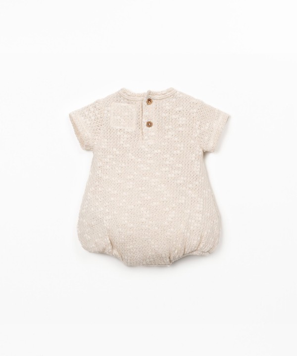 Combinaison en mélange de coton et coton recyclé