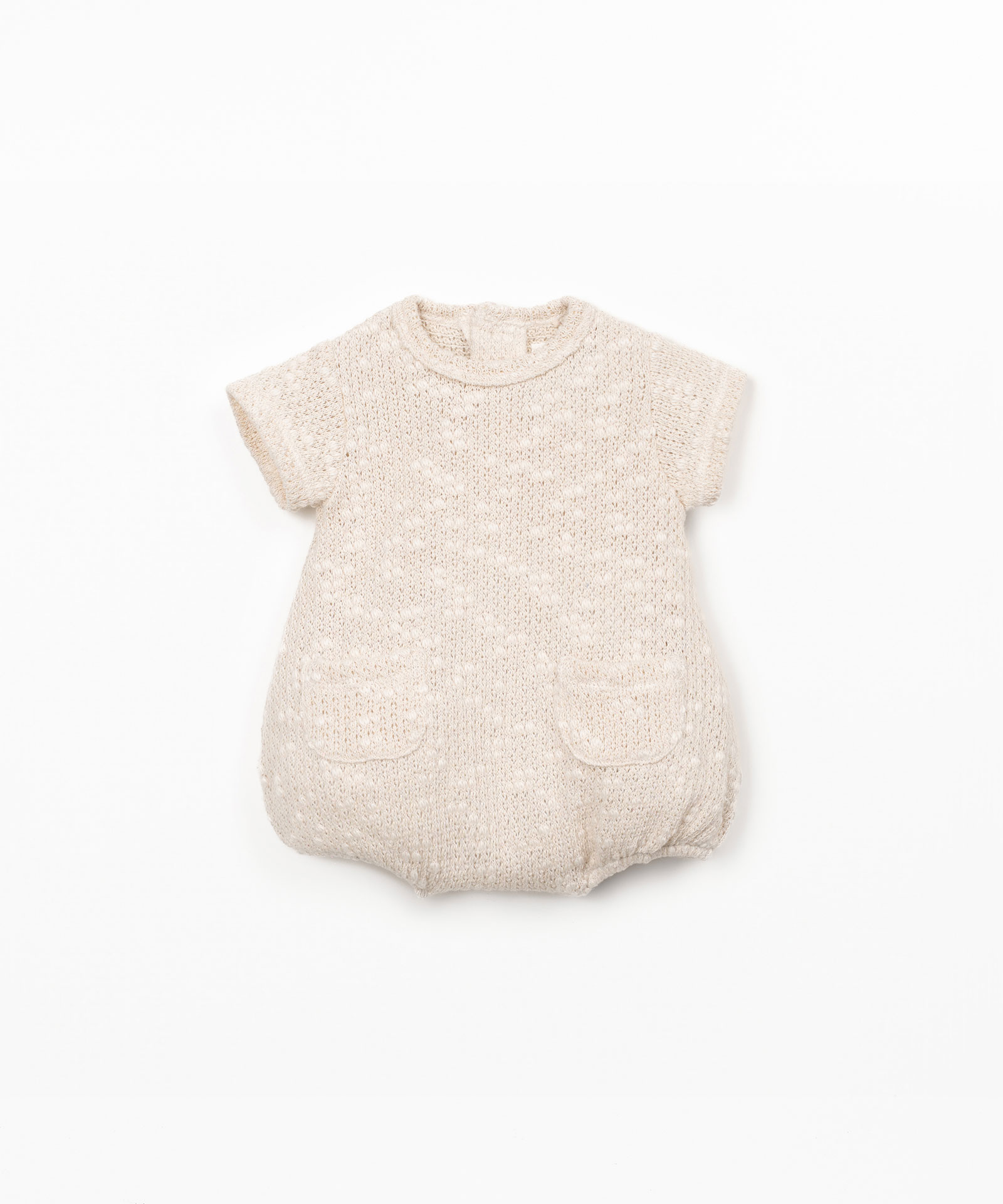 EMBELLISHED PIQUÉ JUMPSUIT