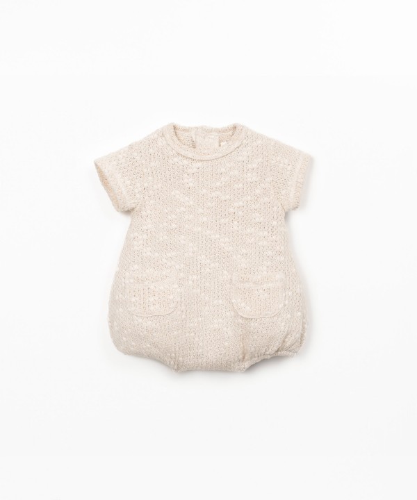 Combinaison en mélange de coton et coton recyclé