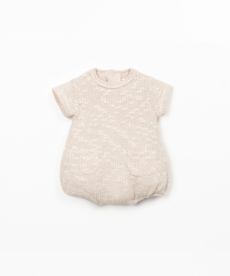 Combinaison en mélange de coton et coton recyclé