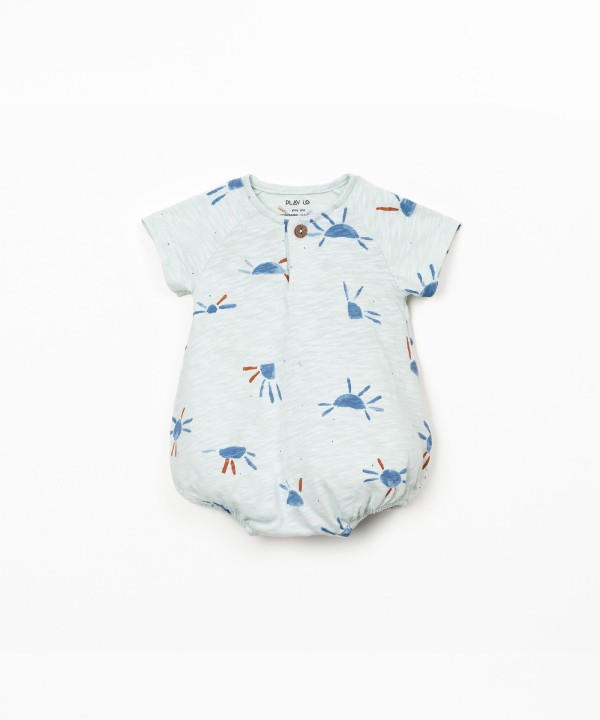 Combinaison imprim�e en coton biologique