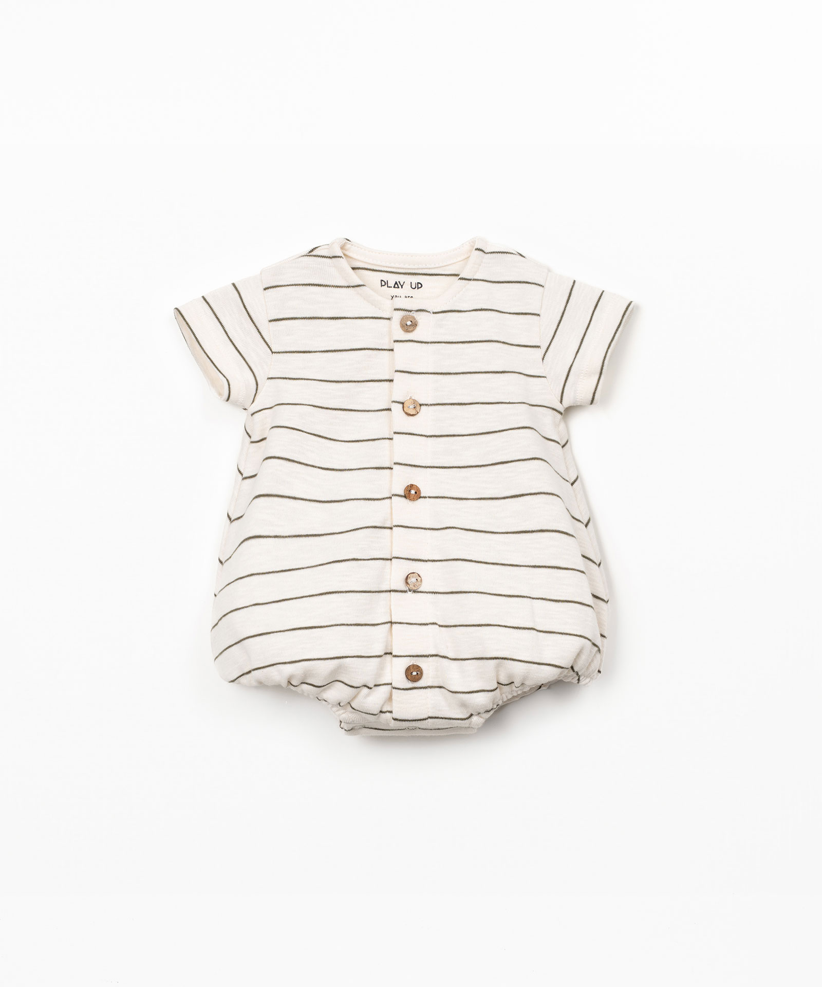 STRIPED RIB FLAMÉ JUMPSUIT